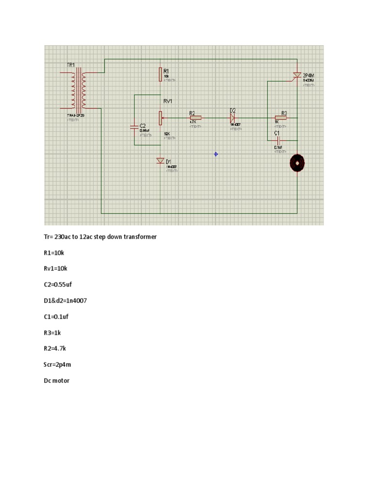 DC Motr Speed Control Using SCR PDF