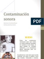 Contaminación Sonora