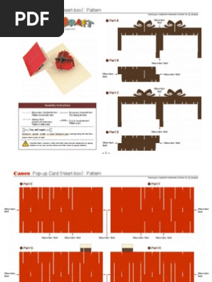 Pop Up Heart Box e Ltr