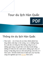 Tour du lịch Hàn Quốc