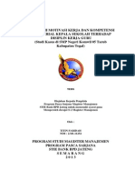 Tesis Pengaruh Motivasi Kerja Dan Kompetensi Manajerial Kepala Sekolah Terhadap Disiplin Kerja Guru