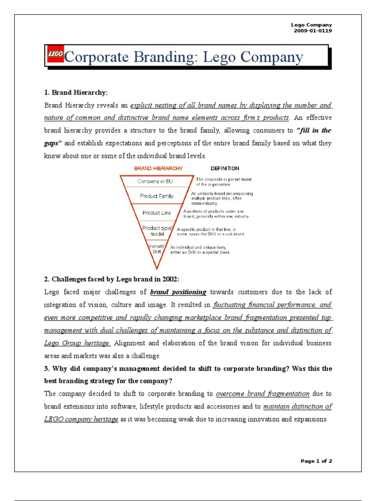 Brand Hierarchy, PDF, Organizational Culture
