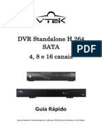 Guia rápido de acesso remoto e configuração de DVR VTEK de 4 a 16 canais