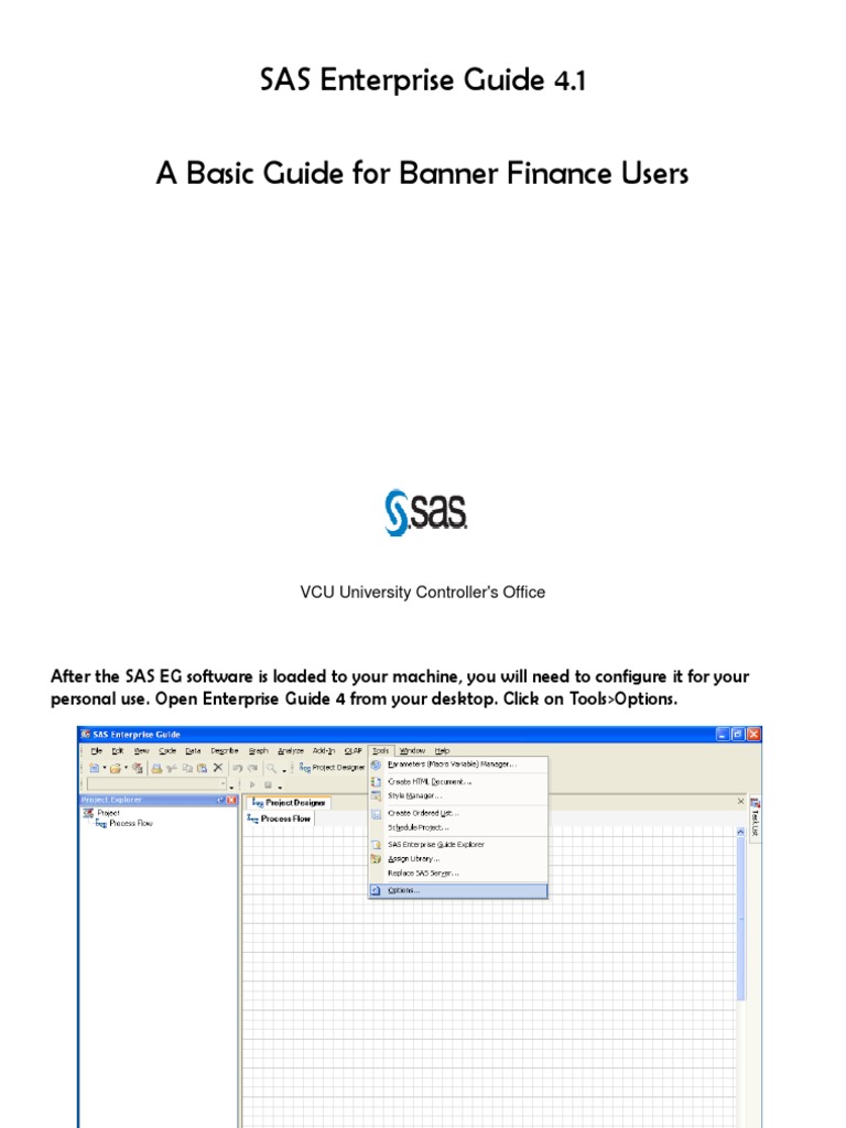 SAS Enterprise Guide 4.1 User Guide | PDF | Sas (Software) | Data Type