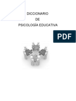 Diccionario Psicología Educativa