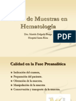 Toma de Muestra Hematologia