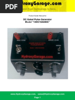 Download Manual for DC Gated Pulse Generator 12DC10A500C by HHO Mart SN171355615 doc pdf