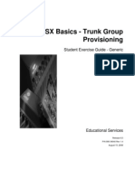 GSX Basics - Trunk Group Provisioning: Student Exercise Guide - Generic