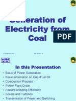 Generation of Electricity From Coal