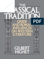 GILBERT HIGHET - La Tradición Clásica (Inglés)