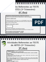 Teste Artes 3otrimestre