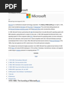 History of Microsoft