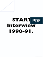Start Interview 1990-91