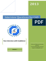 CAD Interview Questions Module 1