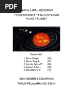 Karya Ilmiah Geografi: Tata Surya