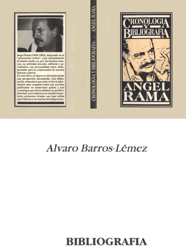 Cronologia y Bibliografia - Angel Rama | PDF | Teatro | Uruguay