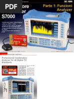 Analizzatore TV Deviser S7000: Parte 1: Funzioni Analyzer