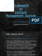 CMS vs Framework