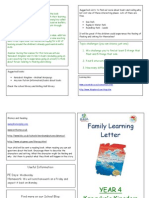 Topic Newsletter - Year 4 PDF
