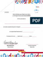 Certificado Maestro