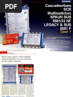 Cascadeerbare SCR Multiswitches Spaun Sus 5581/33 NF Legacy & Sus 5581 F