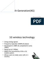 Fourth Generation (4G) : Presented By:-Dinesh Mca 2 Sem 512002