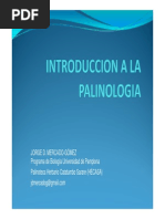 Introduccion A La Palinologia
