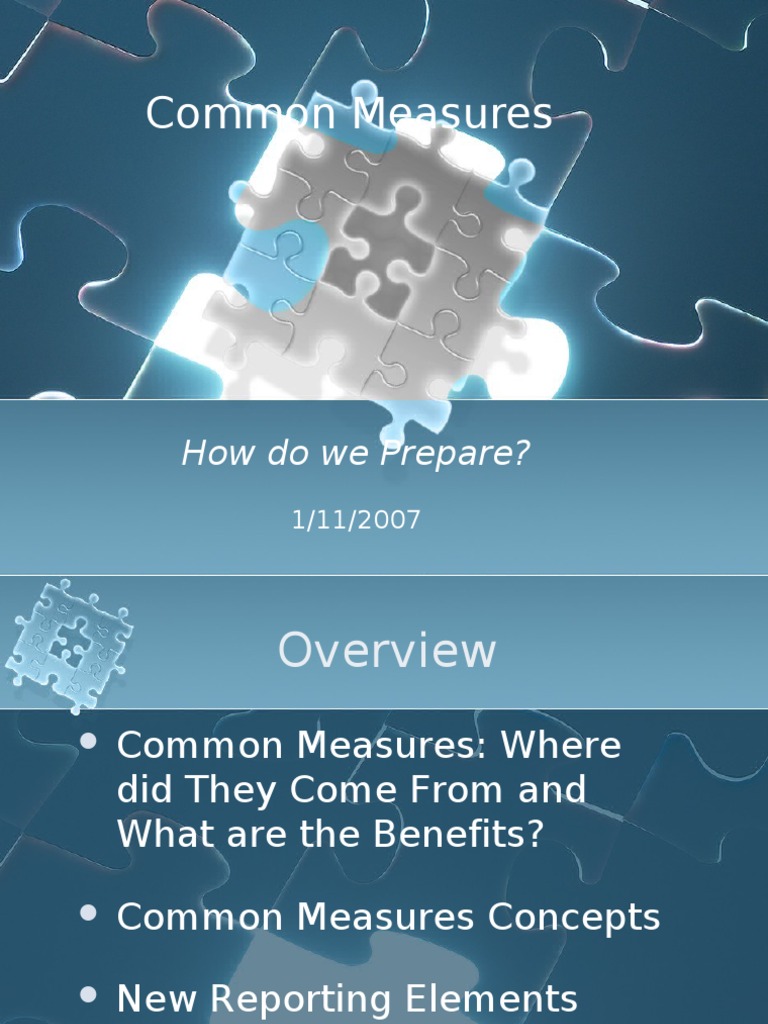 Department of Labor: CommonMeasuresTrainingSlides | PDF | Employment ...