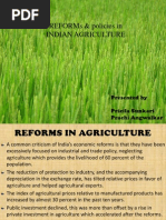 Agriculture Policies & Reforms in India