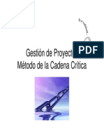 Gestión de Proyectos metodo cadena critica