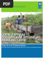 Études de cas PNUD: CENTRE D’APPUI AU
DEVELOPPEMENT INTEGRAL
MBANKANA (CADIM), Republique Democratique du Congo