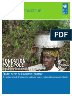 Études de Cas PNUD: FONDATION POLE POLE Empowered Lives. Resilient Nations. Republique Democratique Du Congo