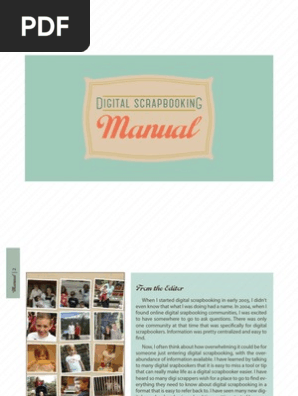 Digital Scrapbooking Manual
