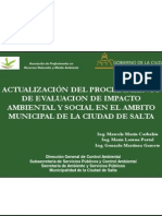 Ing. Marcela Marín Corbalán - Procedimiento de Evaluación de Impacto Ambiental en La Ciudad de Salta