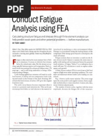 Conduct Fatigue Analysis Using FEA
