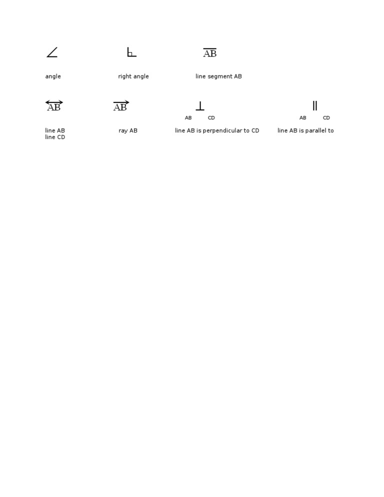 Geometry: Angles and Line Relationships | PDF