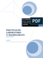 PRÁCTICAS DE LABORATORIO 1º BACH