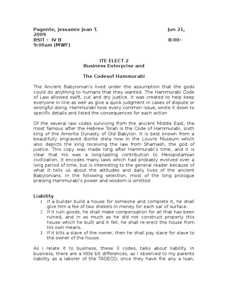 King hammurabi death penalty picture