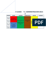 Horario t.i.admon 2013-II