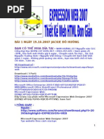 Download 1Expression Web Thiet Ke Web HTML Don Gian 1 by 27091947 SN17151566 doc pdf