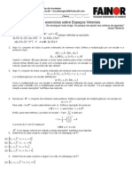 1 Lista de Exercício - 2 UNIDADE