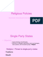 Religious Policies
