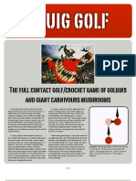 Squig Golf: The Full Contact Golf/crochet Game of Golbins and Giant Carnivours Mushrooms
