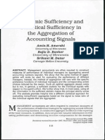 23 Economic Sufficiency and Statistical Sufficiency