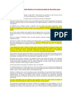 18-09-10 CAQUETÁ COMO LOCOMOTORAPalabras del Presidente Santos en la sexta jornada de Acuerdos para la Prosperidad