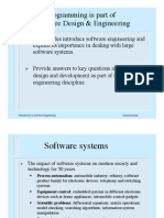 Programming Is Part of Software Design & Engineering