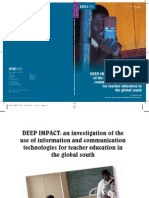 DEEP IMPACT: An Investigation of The Use of Information and Communication Technologies For Teacher Education in The Global South