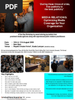 Download Media Relations August 2009 by Manminder Kaur Dhillon SN17156391 doc pdf