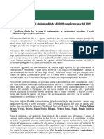 Analisi Istituto Cattaneo - Flussi Elettorali 2008-2009 (24 Giugno 2009)