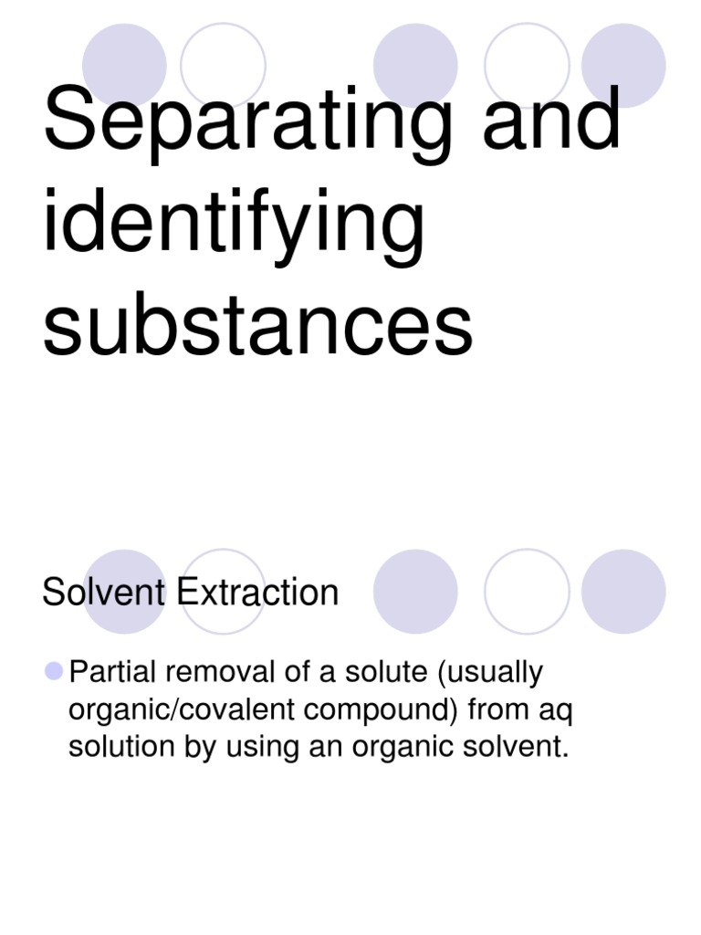 Solvent Extraction.Pdf | CHAPTER I 1.1 Introduction to solvent – NVFS